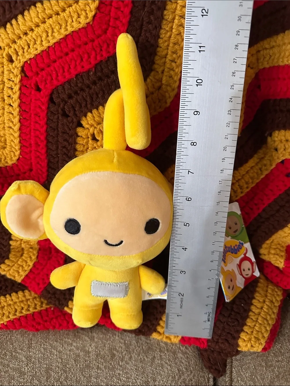 NWT Teletubbies Laa-Laa Yellow Smooshimals Plush Toy w/ Tags 2024